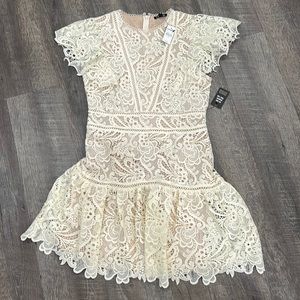 NWT ivory lace dress